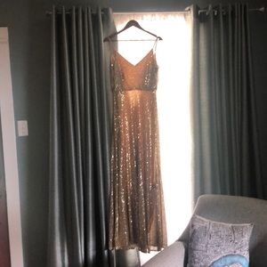 Revelry Hazel Dress in “Gold”